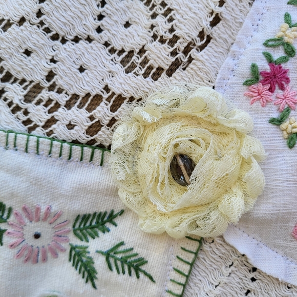 Artsy Boho Upcycled Scarf/Wrap - Picture 5 of 16